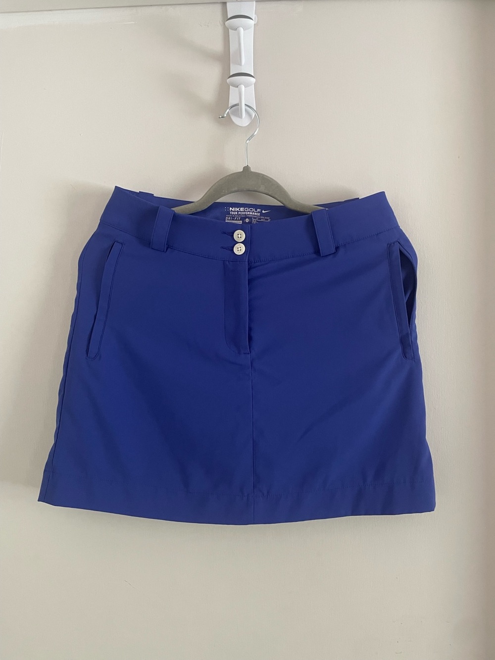 Nike Golf Tour Performance Dri-Fit Skort, Cobalt Blue, Size 2